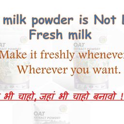 Saipro's Oat milk powder, 400 g(200 g*2 packs), Sugar free, Diabetic friendly, Oat extract powder of Nordic & Australian oats. 100% Plant based Oat Extract Powder of Nordic & Australian oats| Lactose free, Dairy free oat milk For Bevarges |Food| No added Color, No Preservatives image 2