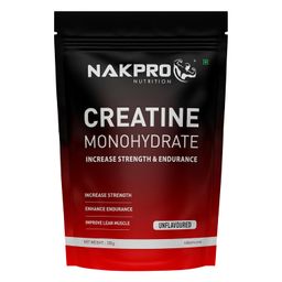 NAKPRO MICRONIZED CREATINE MONOHYDRATE| Increases Strength, Reduces Fatigue & Boosts Muscle Growth | Pure Creatine Powder for Men, Women & Athletes (250g, Unflavoured) image 1