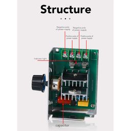 f fabobjects F FABOBJECTS® DC Motor Speed Controller, AC220V Input Brush Motor Driver Stable for Treadmill image 5