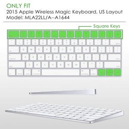 Oaky Premium Keyboard Cover Skin for iMac Tablet, Laptop, Magic Keyboard MLA22LL/A A1644 TPU Keyboard Skin Protector US Layout , 4.72 x 12.59 x 0.78 inches image 2