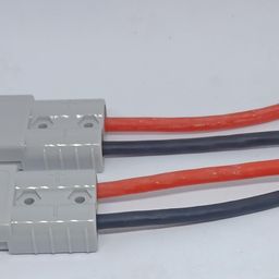 evliion SB50 Anderson Connector one Pair (2 nos) one Side with M6 Copper lugs, with 15 CM Silicon Cables Crimped with HYDROLIC Tools image 4