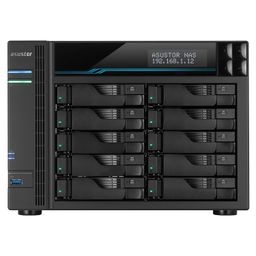 Asustor Lockerstor 8 AS6508T, 8 Bay NAS, 2.1GHz Quad-Core, 2 M.2 NVMe SSD Slot, 8GB RAM DDR4, 2 10GbE Port, 2 2.5GbE Port, Enterprise Network Attached Storage (Diskless) image 3
