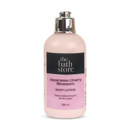 The Bath Store Japanese Cherry Blossom Body Lotion for Women & Men | Body Moisturizer for Oily Skin & Dry Skin - Deep Moisture, Non Sticky Body Lotion | Moisturizer for Body - 200ml image 1