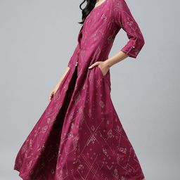 Wine Mock Layer Fusion Jumpsuit with Shell image 3