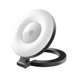 Promate Portable LED Light, Adjustable Selfie Light with 300mAh Battery, MagSafe-Compatible Ring Design, 180-Degree Flip Function, Light Intensity Control and Three Lighting Modes, MagHalo image 1