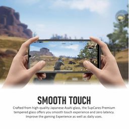 supcares Military-Grade Gorilla Tempered Glass Screen Protector for Redmi A4, Redmi 14C and Poco C75 (6.88 Inch) With Installation Kit | Edge to Edge Coverage | Black image 4