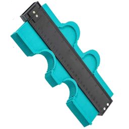eerav Master Outline Contour Gauge Duplicator Profile Tool & Super Measuring Plastic Ruler for Corners, Woodworking Templates, Tiles, and Laminate image 1