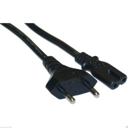 TCOS TECH Power Cable/Cord/Plug for for PS2,PS3,PS4,Xbox One S & Xbox One X Consoles (Cable Only),Black image 2