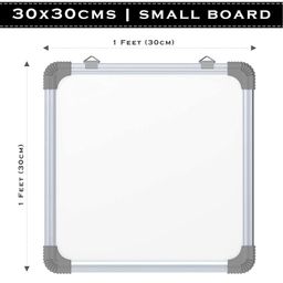 Aryan Utsav Dry Erase Small Writing Boards, Reusable and Portable, Whiteboard for Learning Kids, Children, Adults and More (White Frame Pack 1) image 2