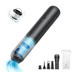 Baseus A3 Lite 12kPa Cordless Car Vacuum & Air Blower, USB-C Fast Charge, Single Touch Empty, 4-in-1 Inflator for Tires, Swim Rings, Mattress, High Power Handheld Cleaner – 18 Month Warranty image 1