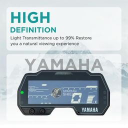 Spartan Shield [2 PACK Digital Meter Screen Guard Compatible With YAMAHA MT15, R15 V3, FZS-FI V4 2024 BIKES || Instrument Cluster Protector || Scratch Cover AccessorIes [Not Tempered Glass] image 4