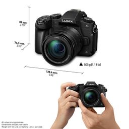 Panasonic Lumix G85 4K Digital Camera, 12-60mm Power O.I.S. Lens, 16 Megapixel Mirrorless Camera, 5 Axis In-Body Dual Image Stabilization, 3-Inch Tilt and Touch LCD, DMC-G85MK (Black) image 3