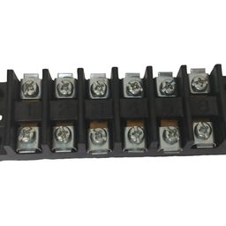 Control Panel 30A 6 Way Bakelite Connector Strip (open type) Double Row # Black ColourTerminal (Pack of 3) image 2