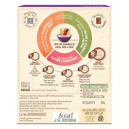 CERELAC Baby Food Cereal | No Refined Sugar | 5 Grains & Fruits for 18 to 24 Months Baby | Omega 3 Iron Protein Calcium Vitamin D for Babies | Instant Baby Food Cereal | 300g image 2