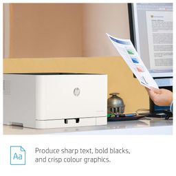 HP Colour Laser 150Nw Wireless Color Laser Printer with Built-in Ethernet and WiFi-Direct, Smallest Color Laser in Its Class, White image 4