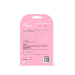 RENEE Princess Stick on Nails Rainbow Unicorn | 24 Reusable Artificial Nail Set | Lightweight, Long Lasting, Easy to Use | Quick Fix for Special Occasions image 3