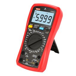 UNI-T Digital Multimeter Tester UT890D+ True RMS 6000 Counts Live Test Volt Ohm Meter, Voltage Ac Dc Current Amp Capacitor Tester hFE Diode Continuity NCV for Automotive HVAC image 2