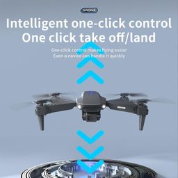 JUGUTEE dRoNe wItH hD DuAl cAmErA BrUsHlEsS MoToR, oNe cLiCk tAkEoFf/lAnDiNg FlIp rOlLiNg gEsTuRe cOnTrOl wI-Fi cAmErA ReMoTe cOnTrOl -X DrOnE (E 88) image 5
