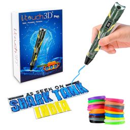 WOL3D I tech Military 3D Pen with 20 IN 1 5M Filaments for 3D Printing with Speed Control, Advanced Temperature Regulation, OLED Display & Ergonomic Design – Compatible with variety of Filaments. image 1