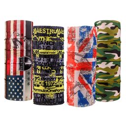 Lycra Multipurpose Unisex Bandana For Unisex Combo (Multicolour, Free Size) - Set of 4 image 2