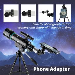 Audavibe Educational 140x Astronomical Telescope with APP | 1000+ Facts on Solar System, Spacesuits, Launchers, Celestial Bodies, etc | AstroReels, Skymap & AR Based Fun Learning (40070) image 5