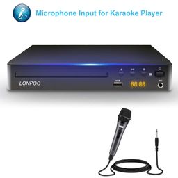 lonpoo LP-099 Multi Region Code Zone Free PAL/NTSC HD DVD Player CD Player with Remote & USB - Compact Design image 5