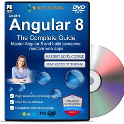 Mastering Angular 8 Training Tutorial Video DVD – Fast Learning Self-Paced Tutorial High Quality Training Videos with Examples - - Affiliation with London Business School | No Subscription Required | LIFETIME ACCESS | NO LIMITS image 1