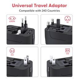TSIM Newly Launched Type C (USB C) Universal Travel Adapter with Type C, 3 in 1 Universal Adapter Plug, Travel Essentials Accessories with 1 USB, 1 USB-C, Travel Adaptor for Laptop, Mobile, Tablet image 5