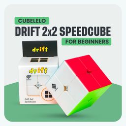 Cubelelo Drift 2x2 Stickerless Cube | Beginner Speedcube for Kids Boys Girls Above 3 4 5 6 Years Old & Above | Magic Puzzle Toy | Durable & Smooth Cube with Anti-Pop Design 2x2x2 image 2