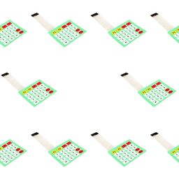 (10 pc) 20 Keys 4x5 Matrix Membrane Switch Keypad image 1