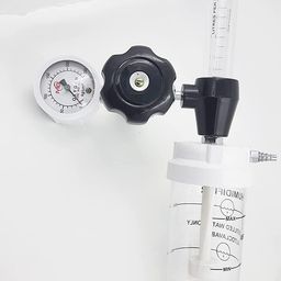 Rilekh Flow Meter With Bottle Oxygen Cylinder Regulator with Flowmeter and Hard Humidifier Bottle Fine Adjustment Valve with Rota-Meter & Humidifier Bottle image 4