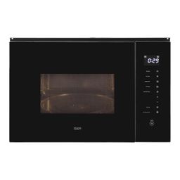KAFF KMWHN6 BLK Built in Microwave | Capacity 28 L | Push Door Opening Button with Multi Programming Mode, Child Lock | Full Black Tempered Glass Finish image 1