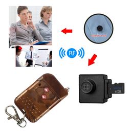 TECHNOVIEW Button Camera with Remote Control, Audio Video 1080p Full Hd Recording, Easy to use, with Free 64GB Sd Card - Black Button image 3