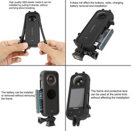 ADOFYS Housing Case for Insta360 ONE X3 Action Camera Accessories, Protective Frame Camera Mount with 1/4 Thread (for Insta360 ONE X3 Only) image 3