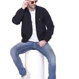 leebonee Mens Solid Dri Fit Jacket with Zip Pockets and Inside Net image 5