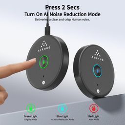 AIRHUG Conference USB Microphone,Desktop Computer Mic, Mute Button with LED Indicator,Plug & Play Omnidirectional Condenser PC Laptop Mics,for Online Calls/Class/Recording Video image 3