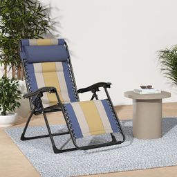 amazon basics Padded, Zero-Gravity Chair (Multicolour, Iron) image 1