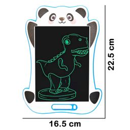 VGRASSP 7.5 Inch Educational Animal Face LCD Writing Tablet Toy for Kids - Reusable Doodle Board with One-Click Erase and Stylus - Learner Drawing Pad - Color and Design As Per Stock (7.5") image 3