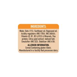 Only Earth Oats Drink Barista Edition | Unsweetened Drink | Lactose Free | Preservatives Free | Plant Based | Dairy Alternative | Source of Calcium | Source of Vitamin D, B1, B2 & B12 | 180ML (Pack of 12) image 5