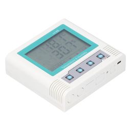 hilitand Temperature Logger, Digital Data Logger Thermometer, -20-60, 0-95% RHD Digital Temperature Logger Built-in High Accuracy Sensor, Thermometers for image 2