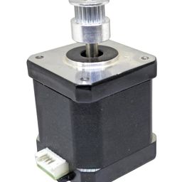 INVENTO 1Pcs Nema 17 5 Kg-cm Bipolar Stepper Motor with 20 teeth GT2 Pulley for CNC Robotics RepRap 3D Printer image 4