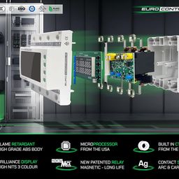 EVP3PX - 3 Phase Voltage Protector - 63A - Adjustable Over/Under Voltage/Over Current/Voltage Asymmetry/Phase Sequence & Failure Protector - Auto Recovery Switch - Voltage & Amp Meter image 4