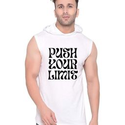 Fashnobic Men Push Your Limit Printed Gym_Vest_White(KS W_print-34_Gym_Vest) image 1