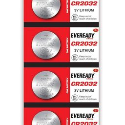 Eveready Ultima Coin Battery 3V | CR2032 | Made with High-Purity Lithium | with Child Proof Packaging | Best Suited for Key Fobs, Medical Devices, Wearables, Camera & Sensors | Pack of 5 image 1