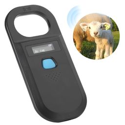 ashata Portable Pet Microchip Scanner, Handheld Animal Chip Tag Reader, Backlight Screen Support ISO11784/85, EMID, FDX B, Universal RFID Reader for AnimalPetDogCat (Black) image 5