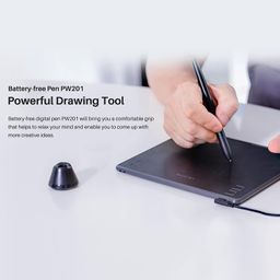 PW201 Digital Pen Battery-Free Digital Pen with 2 Programmable Buttons for H430P Graphic Tablet image 3