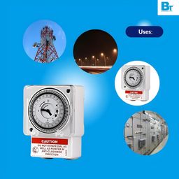 Blackt Electrotech BT41AG 230 Volt DIN Rail Mounted Analog Timer Switch Dial Type image 4