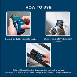 BOSCH GLM 50-23 G Professional Laser Measurer| 2-in-1 Distance & Angle Measurer | Green Laser Class 2, Range up to 50 m, ±1.5 mm | Memory Function, IP65 Rated| Batteries Included| 1 Year Warranty image 5