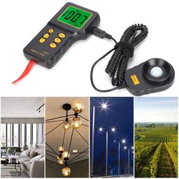 VBESTLIFE Digital Photometer, with Maximum Minimum Value Measurement and Data Retention Function, and Wear Resistant for Home, Outdoor image 2