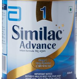 Similac Advance Stage 1 Infant Formula, Up to 6 Months, 400g Jar, with Immunity Building Nucleotides at TPAN level, Powder image 1